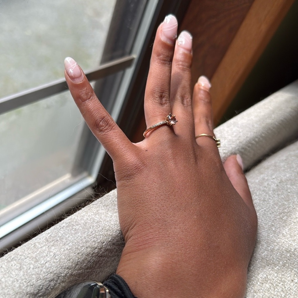 Elegant Pandora Rose Gold Ring View 2